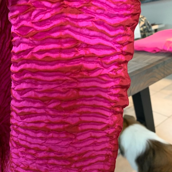 Vintage designer absolutely incredible extra long and wide silk wrap - Picture 8 of 9